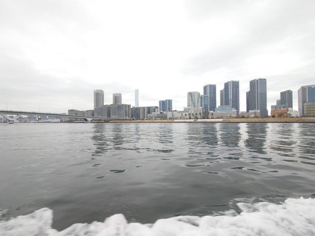 「Nihonbashi e-LINER」　船内からの眺望